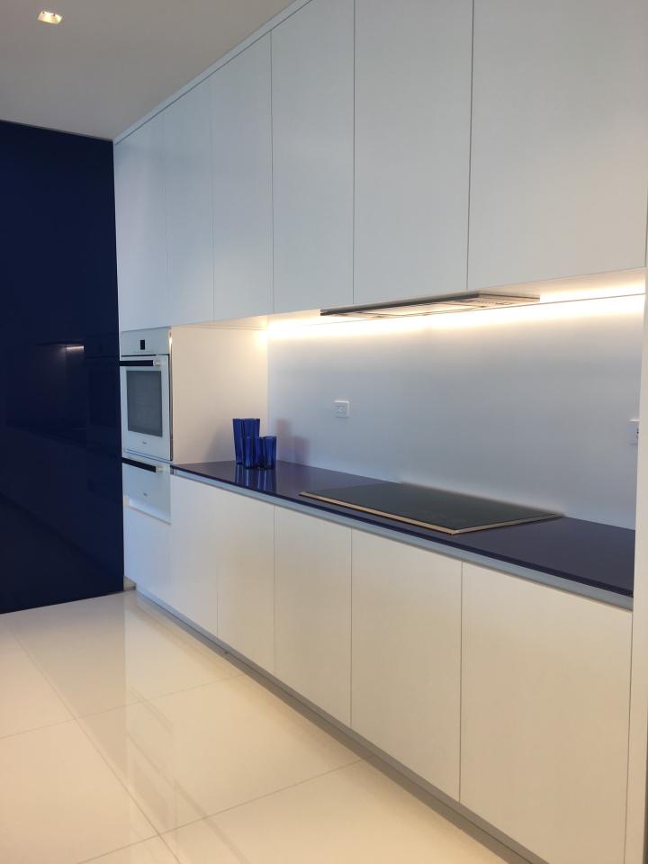 Minimalist Contemporary Kitchen Remodel by Paul Davis Restoration of Miami Beach and Hialeah project photo